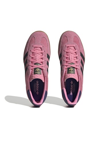 Adidas Gazelle Indoor W Bliss Pink Core Black Collegiate Purple IE7002