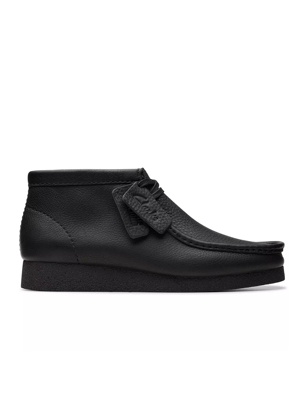 Clarks Wallabee Evo Boot Black Leather 26179710