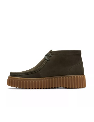 Clarks Torhill Moss Dark Green Nubuck 26179356