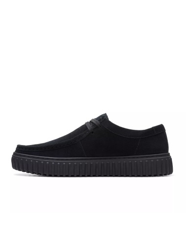 Clarks Torhill Lo Black Suede 26172019