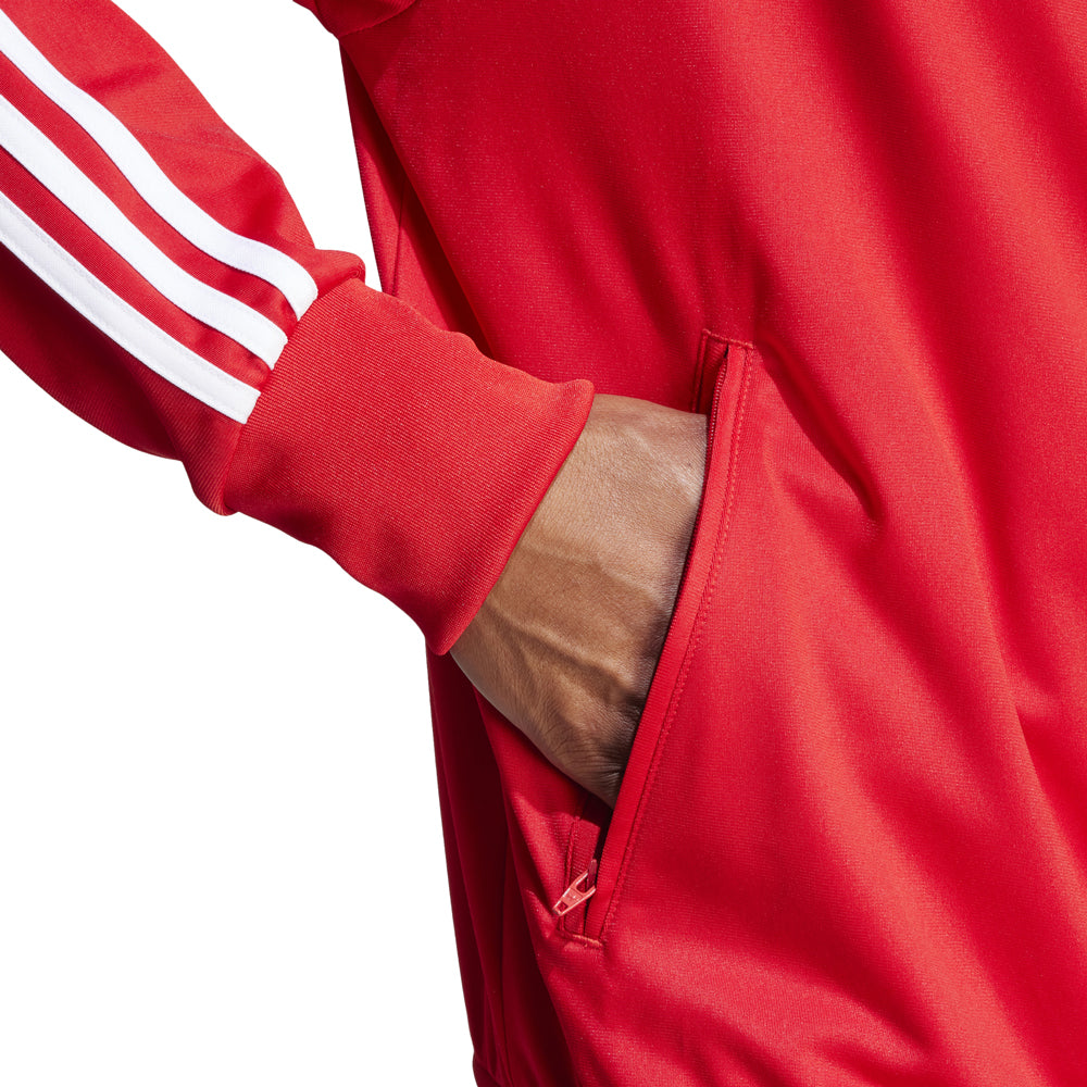 Adidas Fbird Tt Veste Zip Nylon Hom Rouge/Blanc Ij7060