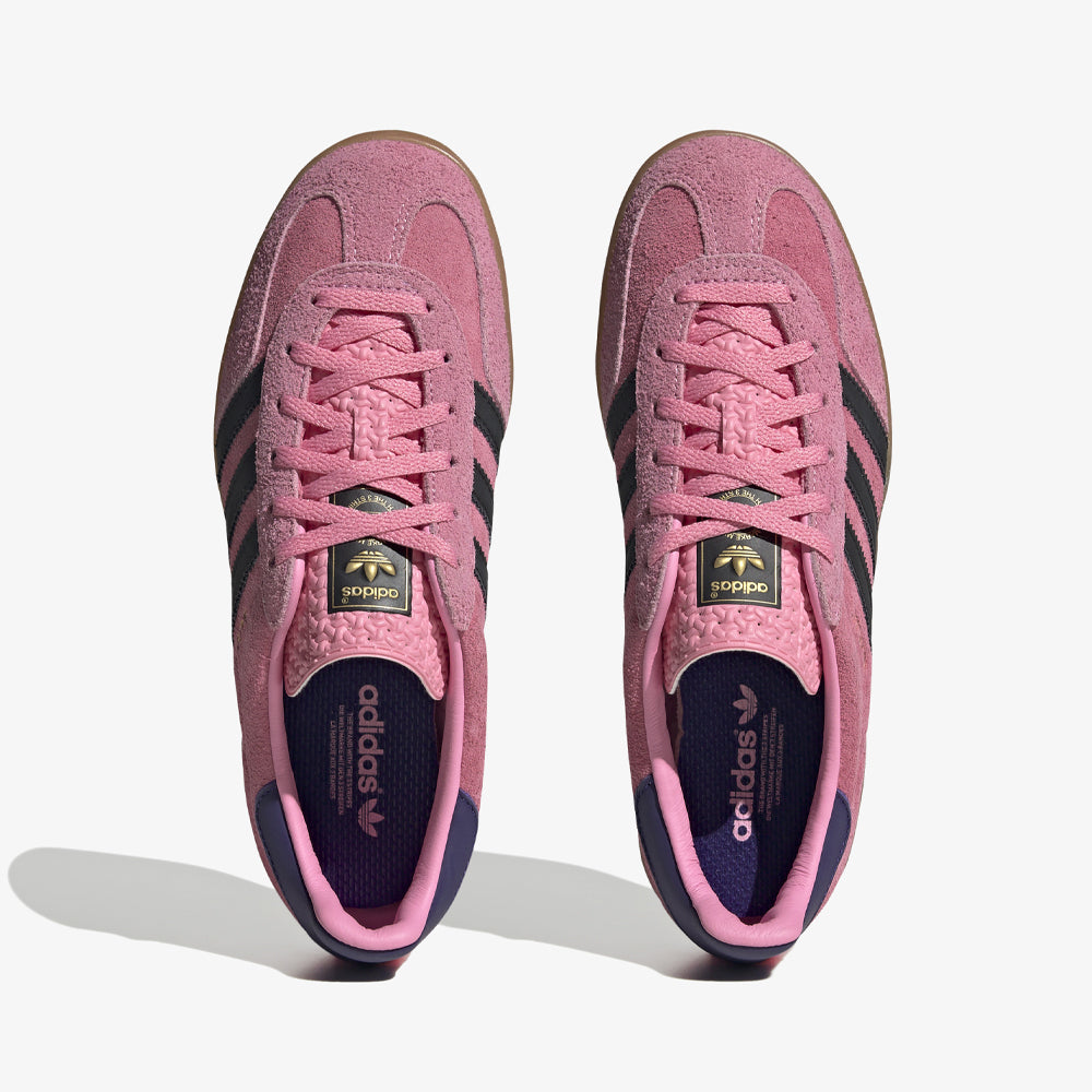 Adidas Gazelle Indoor W Bliss Pink Core Black Collegiate Purple Ie7002