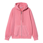 Carhartt Wip Hooded Duster Script Jacket Charm Pink Garm Rose I033619-29p-gd