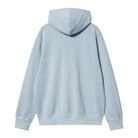 Carhartt Wip Hooded Duster Script Jacket Misty Sky Garm Bleu I033619-0w9-gd