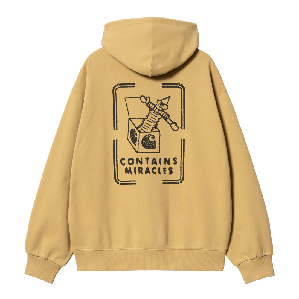 Carhartt Wip Hooded Stamp Sweat Bourbon/Black Stone I033621-23f-06