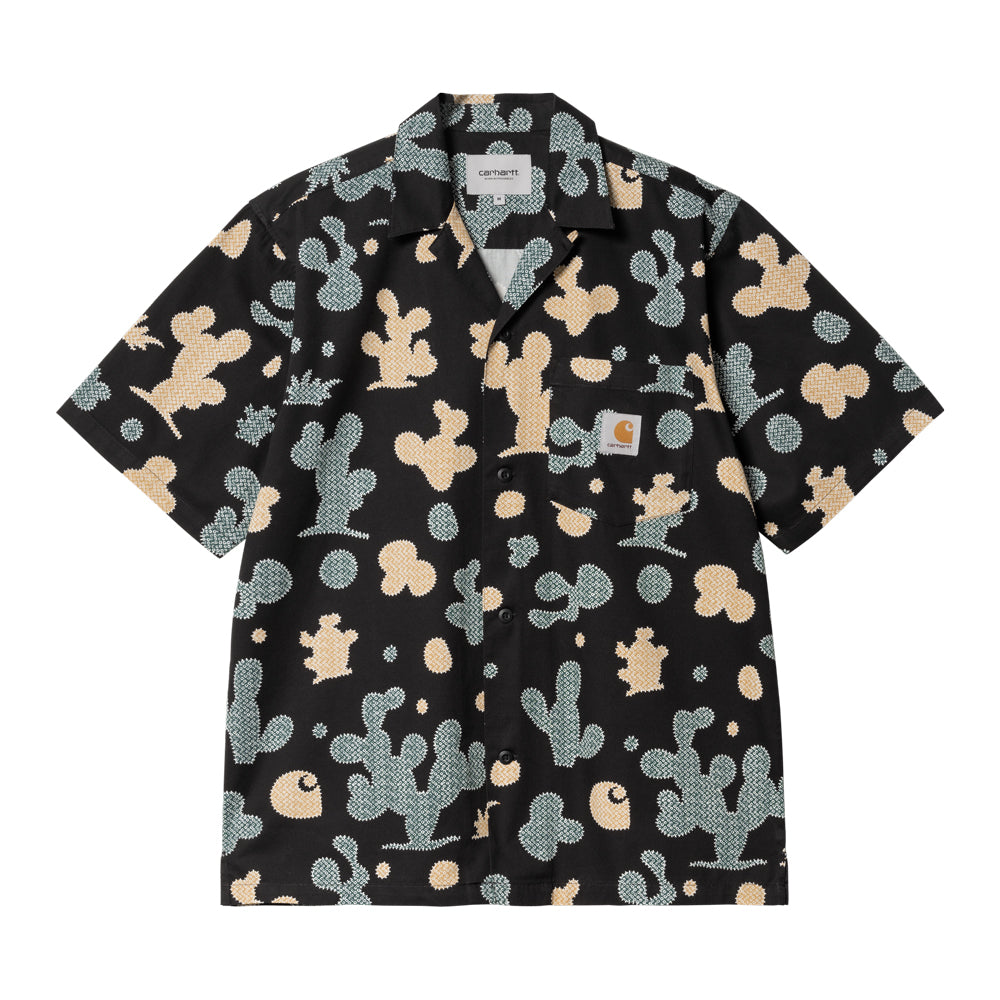 Carhartt Wip S/S Opus Shirt Print Black I033069-26u-xx