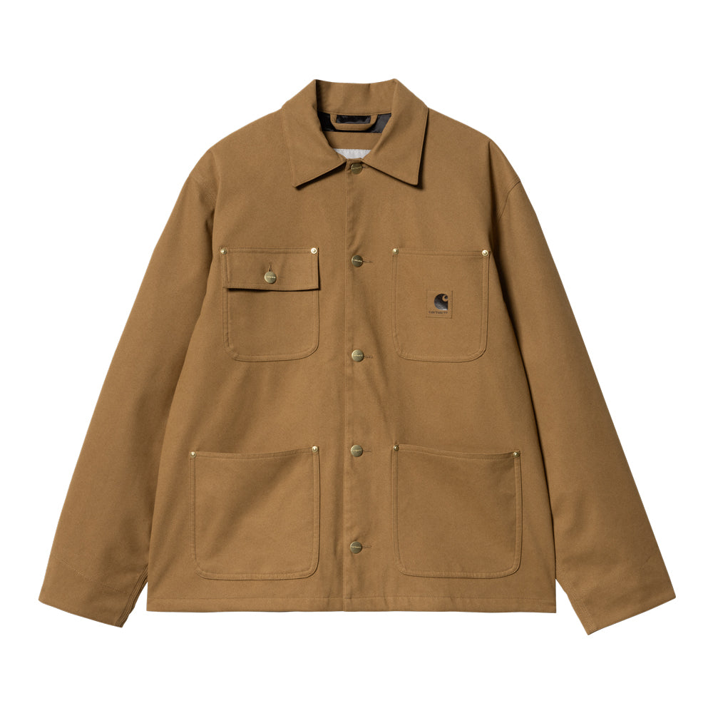 Carhartt Wip Suede Michigan Coat Hamilton Brown I033717-hz-xx