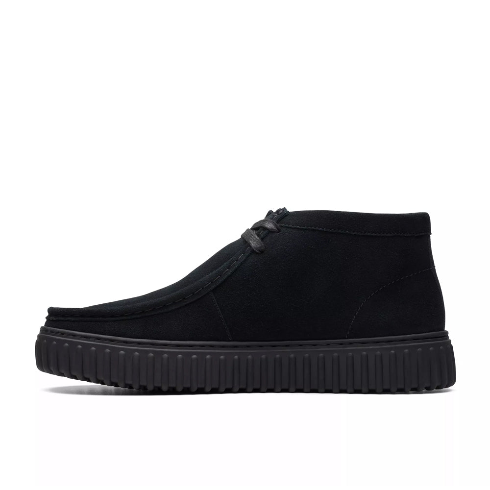 Clarks Torhill Hi Black Suede 26173664