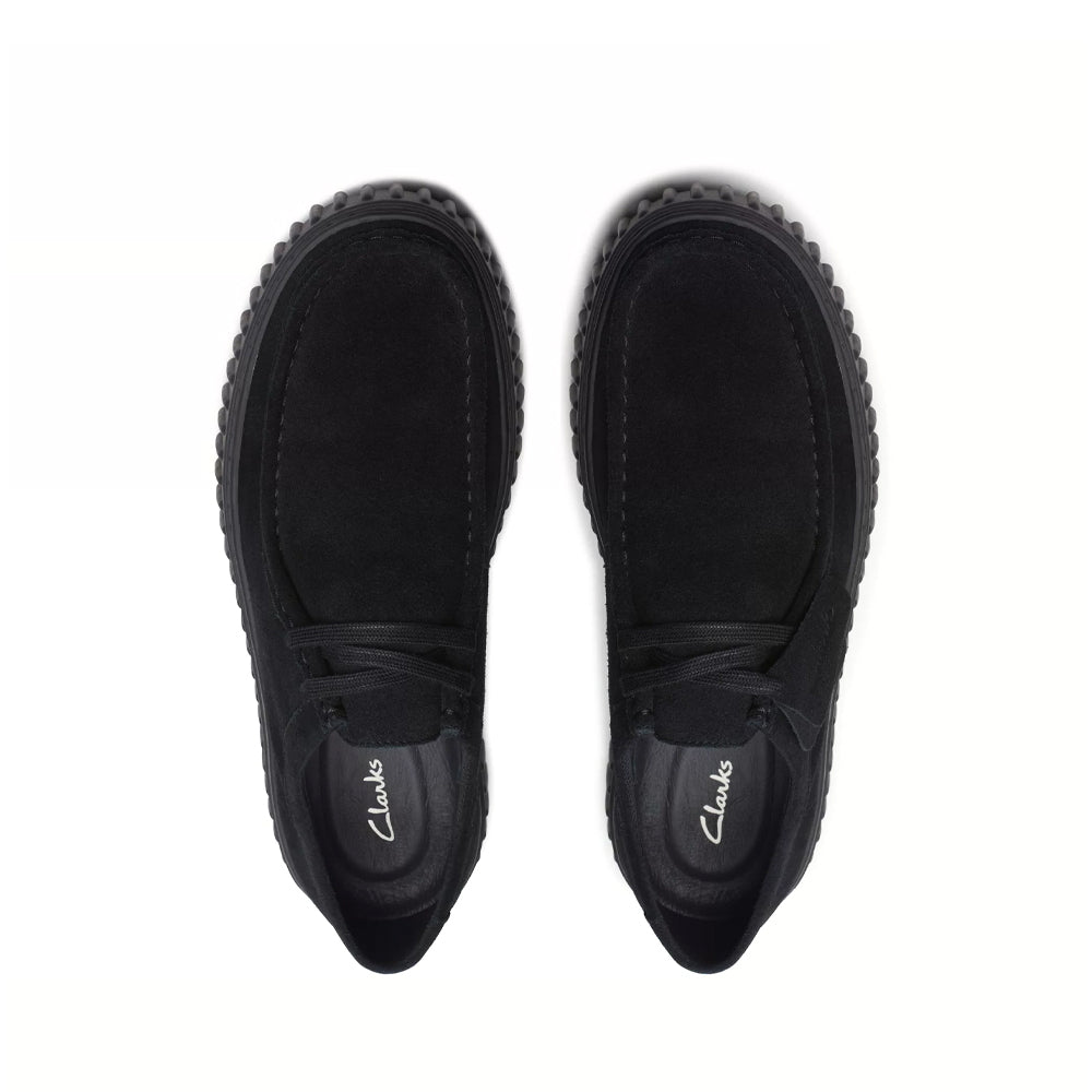 Clarks Torhill Lo Black Suede 26172019