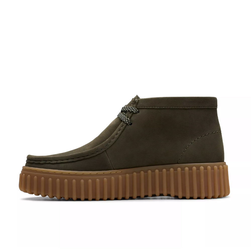 Clarks Torhill Moss Dark Green Nubuck 26179356