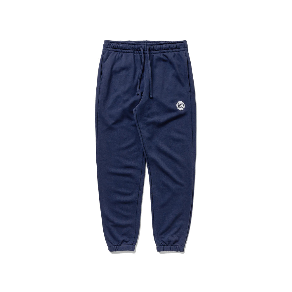 New Balance Nb Hoops Pant Navy Mp23580nny