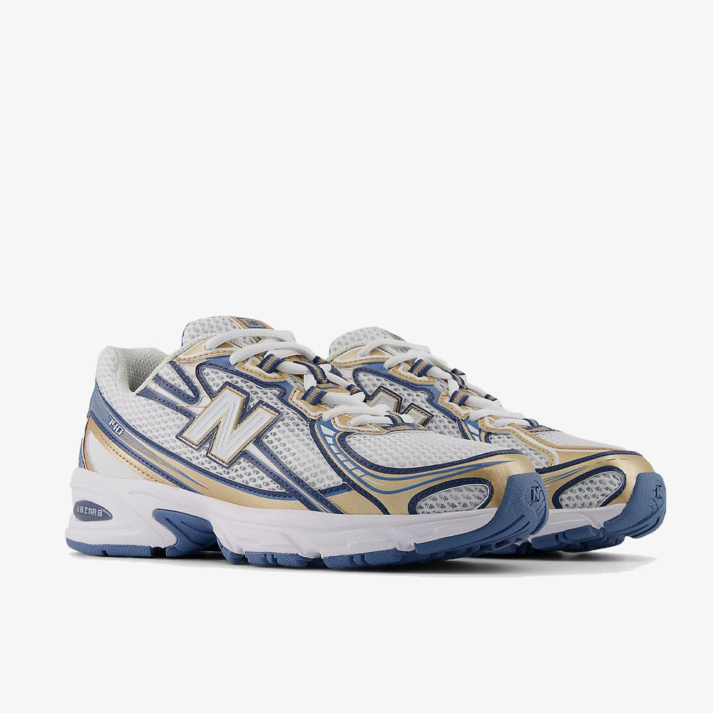 New Balance U740 Heron Blue Vintage Indigo Gold Metallic U740hb2